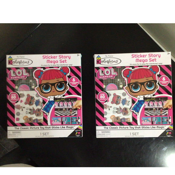 Colorforms | Toys | Lol Surprise Colorforms Set 82 Colorforms 6 ...